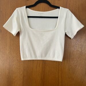 By Together Cream Knit Top